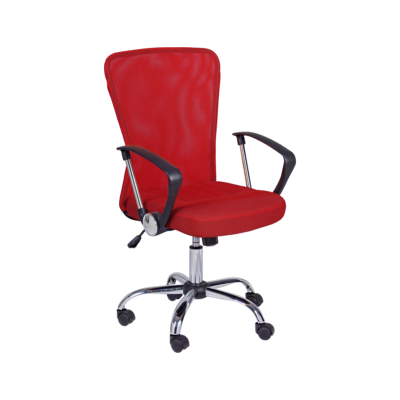 fauteuil de bureau brisbane rouge bizzotto zeeloft