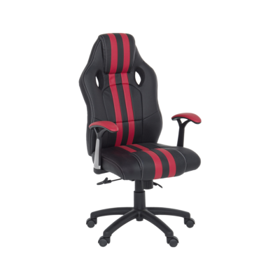 fauteuil de bureau spider noir rouge bizzotto zeeloft