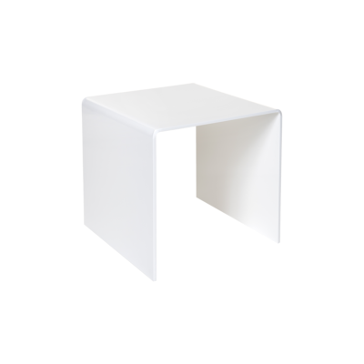 table d'appoint 80s H40 blanc iplex zeeloft