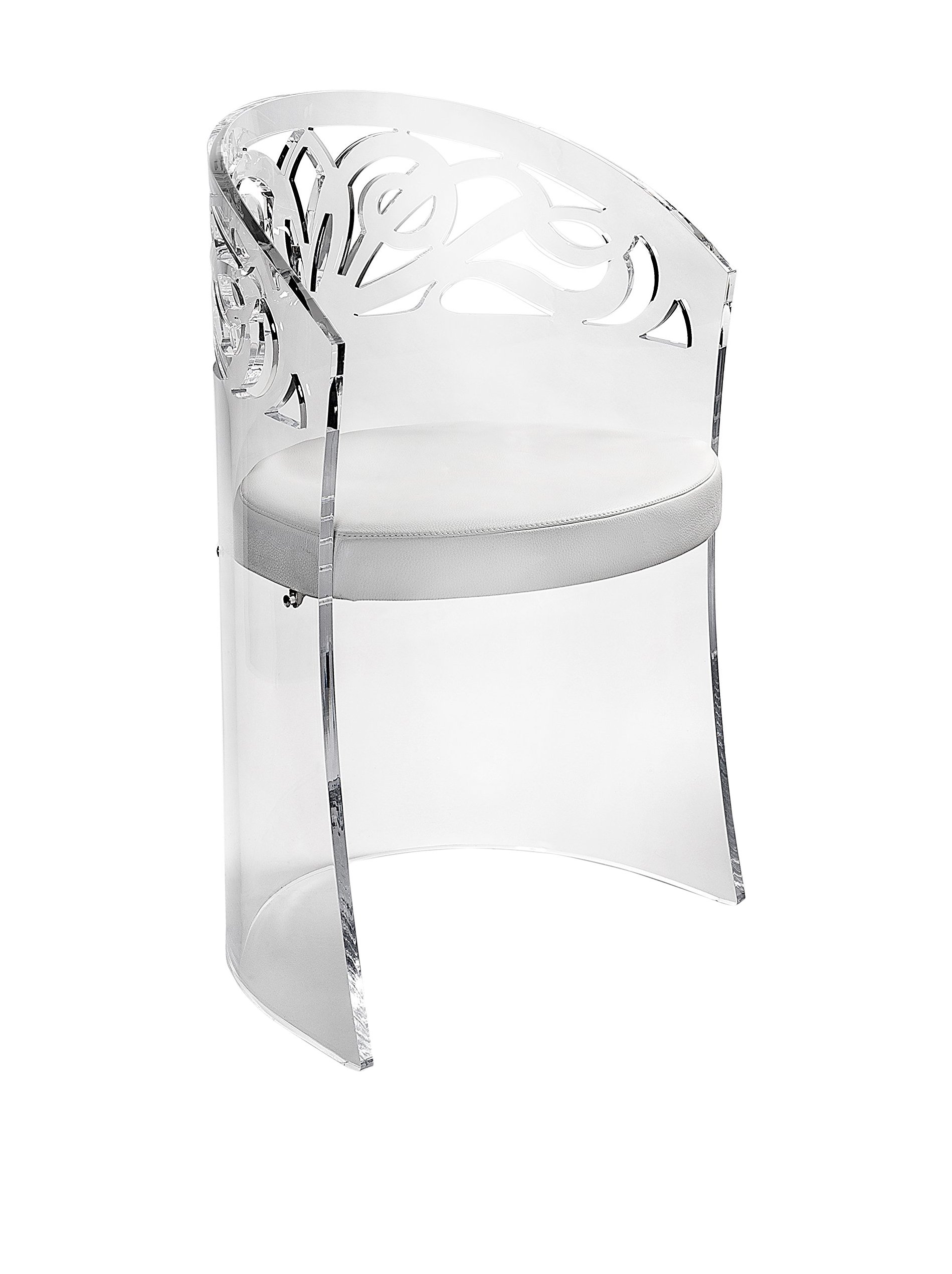 Fauteuil Amal arabesques transparent – Iplex