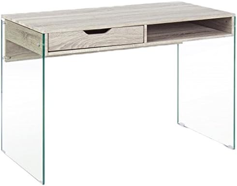 Bureau Armos bois (verre trempé) – Bizzotto