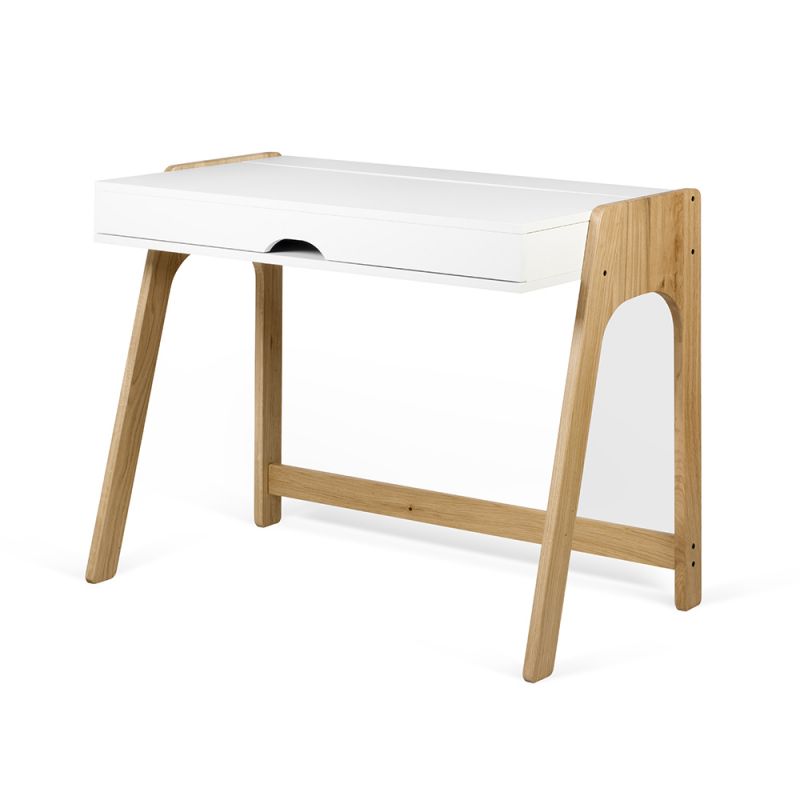 Bureau Aura chêne FSC/blanc – Tema Home