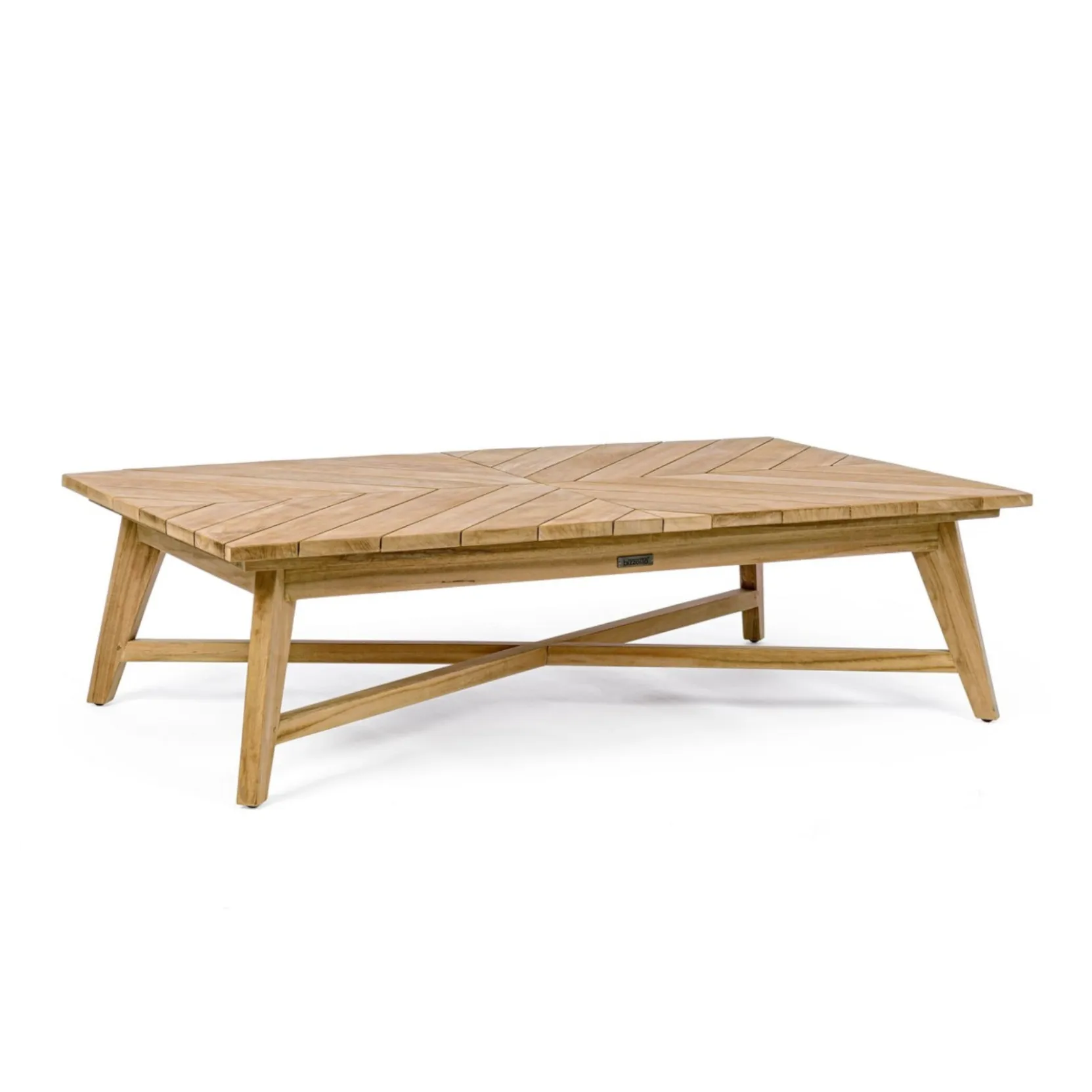 Table basse Coachella d’extérieur 120×70 (teck durable) – Bizzotto