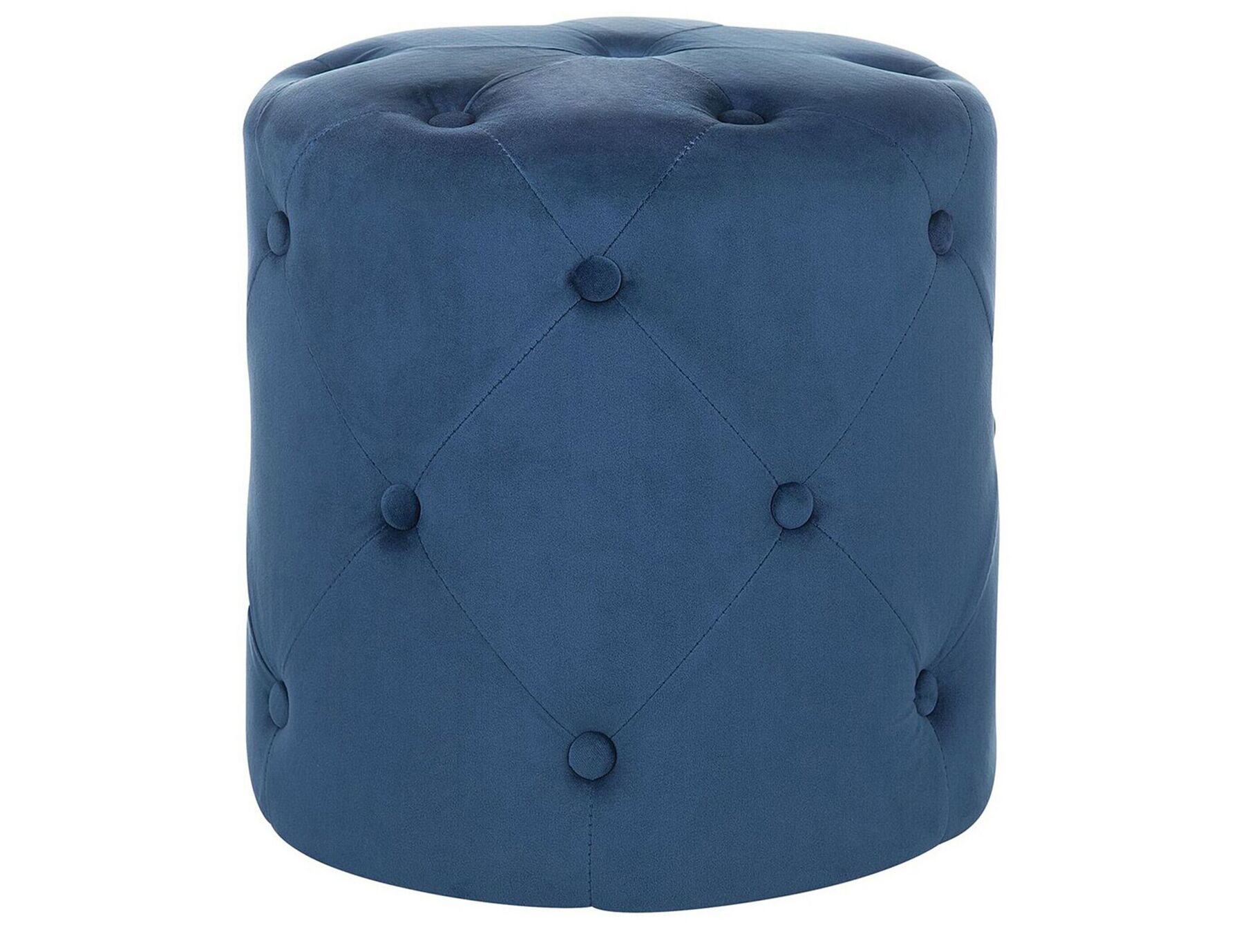 Pouf Corolla bleu (velours) – Vippo