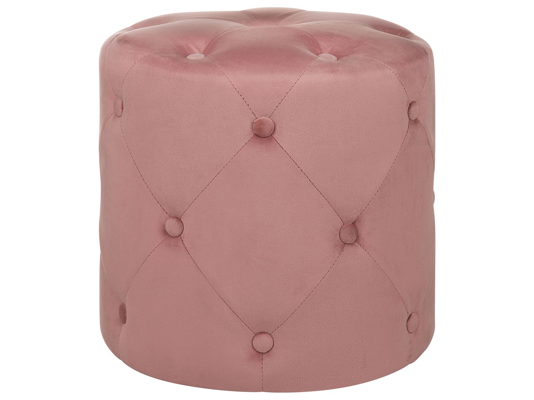 Pouf Corolla rose (velours) – Vippo