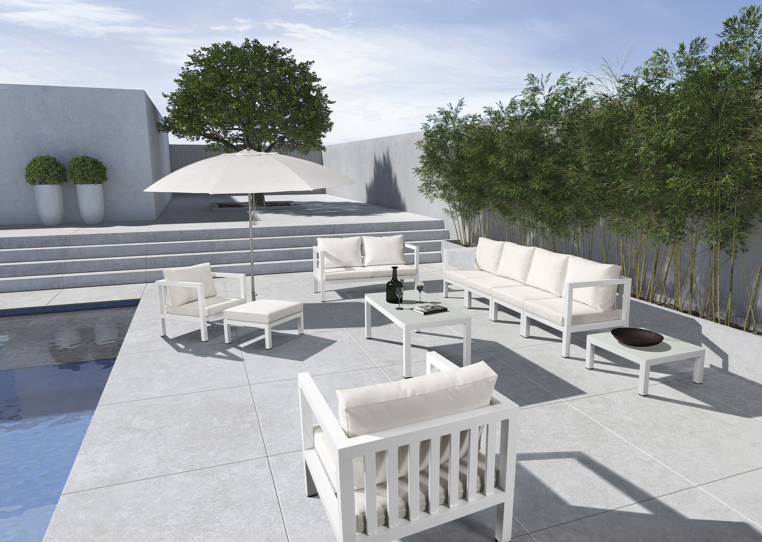 Salon de jardin Curtis Taupe – Mobika Garden