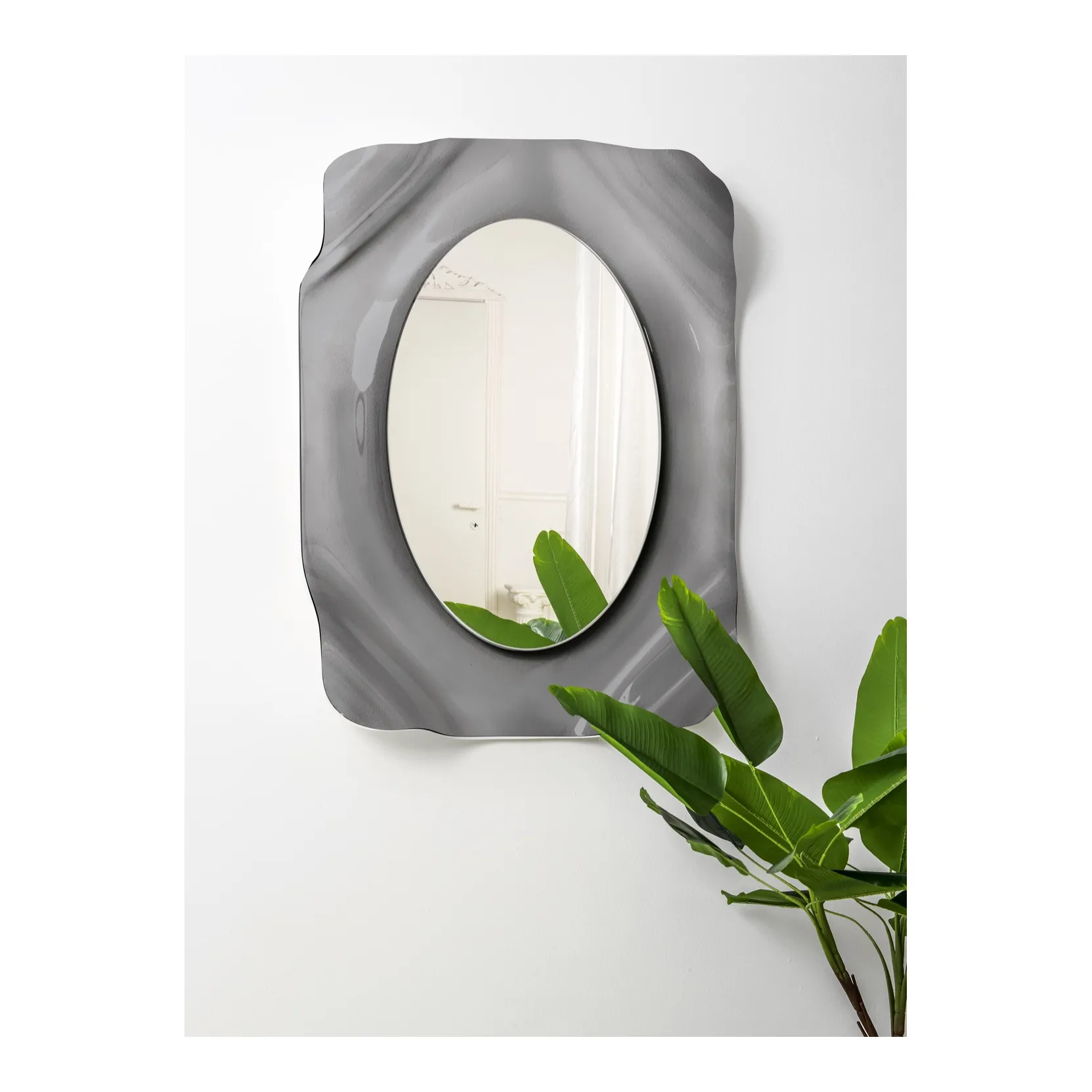 Miroir Drappeggi d’autore gris fumé – Iplex