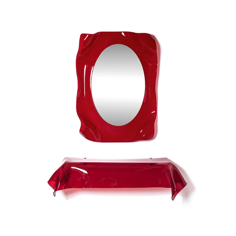 Miroir Drappeggi d’autore rouge – Iplex