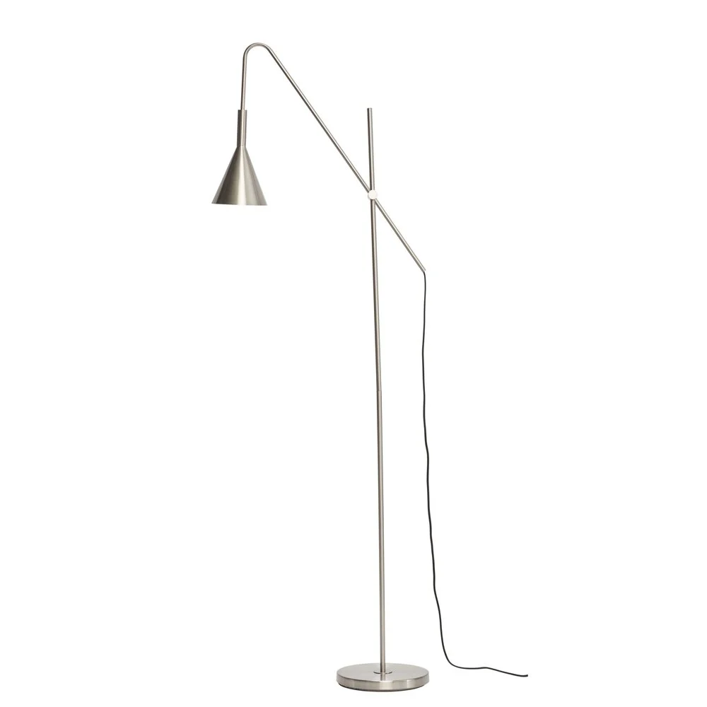 Lampadaire Duck argent (nickel) – Hübsch