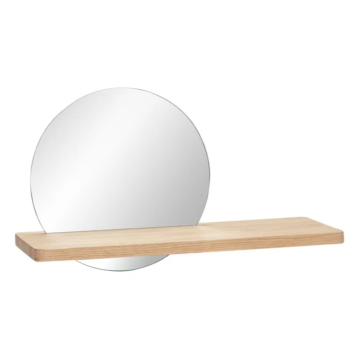 Etagère miroir Moon (chêne) – Hübsch