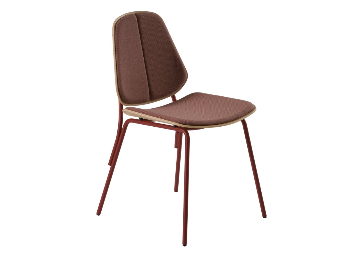 Chaise Col rouge (tissu) – Capdell