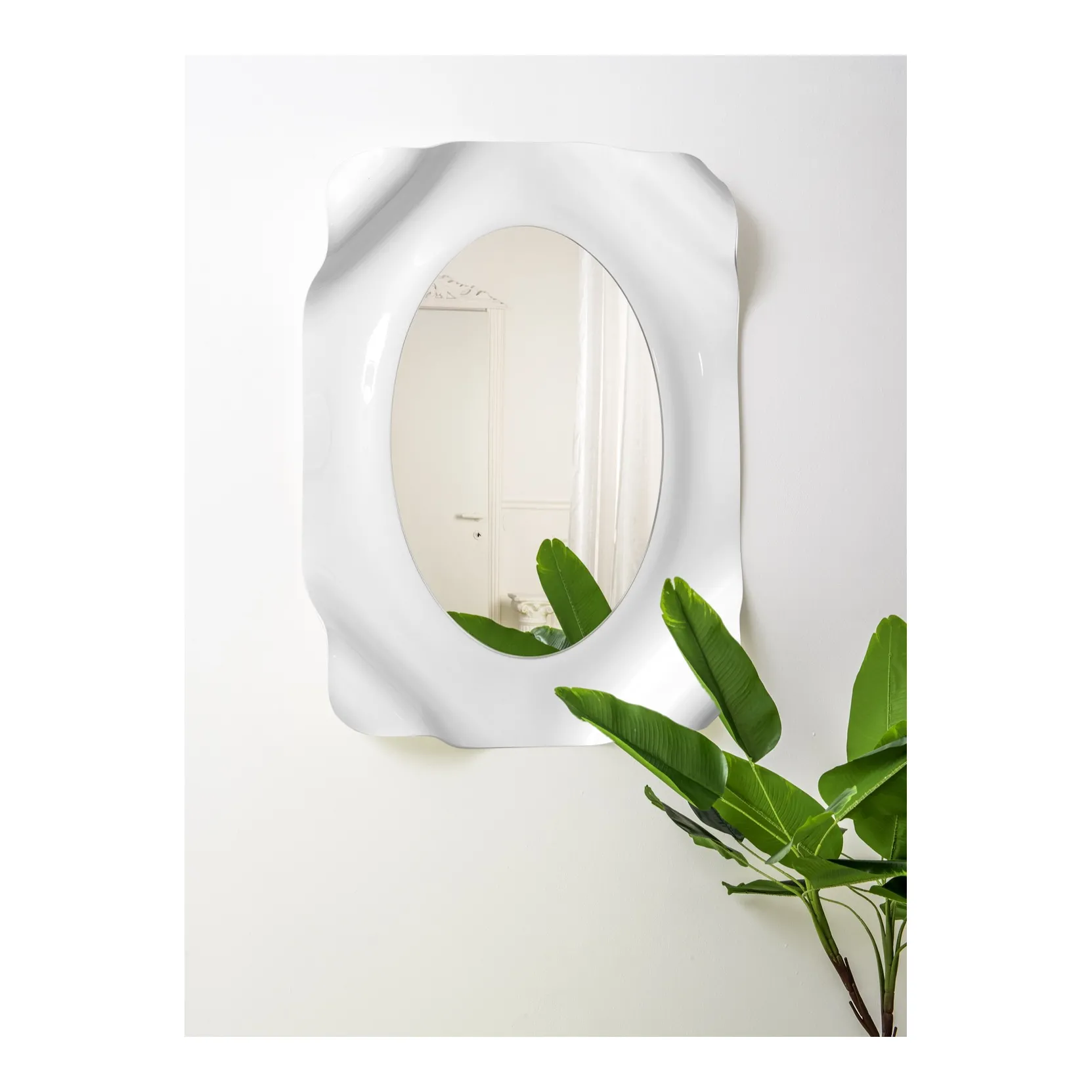 Miroir Drappeggi d’autore blanc – Iplex